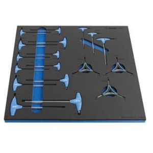 SET1-2600B Set de scule de bicicleta 1 in modul spuma SOS pentru 2600B / 18 piese - 625483