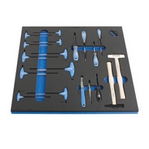 SET1-2600D Set de scule de bicicleta 1 in modul spuma SOS pentru 2600D / 22 piese - 625490