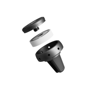 Suport magnetic de telefon pentru ventilație FreshDot, Odorizant Antitabac, gri - Img 3
