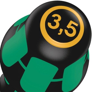 Surubelnita electrician Wera 334 SK dreapta 1.2 x 6.5 x 6 x 10 x 125 x 105 cap Lasertip maner verde antirostogolire 05007674001 - Img 2