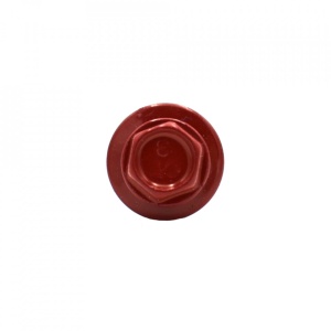 Suruburi Autoforante cu cap hexagonal, DIN 7504K, filet lemn, RAL 3011+saiba EPDM, 4.8x20mm, 250 bucati - Img 4
