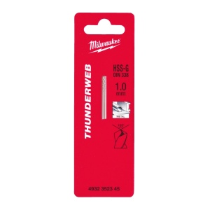 THUNDERWEB - Burghie metal HSS Ground - DIN338 Milwaukee Ø 1x12x34 mm - blister 2 buc - Img 2