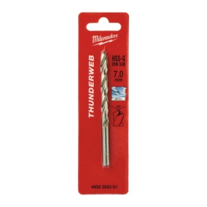 THUNDERWEB - Burghie metal HSS Ground - DIN338 Milwaukee Ø 7x69x109 mm - blister 1 buc - Img 2