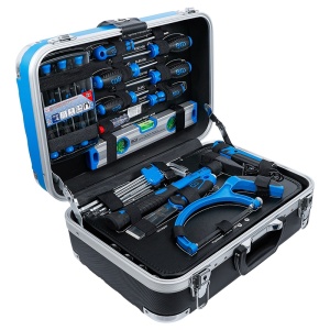 Trusa 106 piese scule profesionala in geanta plastic ABS - Img 6