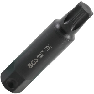 Varf torx BGS T80, antrenare 22 mm hex, lungime 100 mm