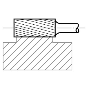 ZYA/HFA Freza biax din carburi metalice, 12x25x08 mm - Img 2