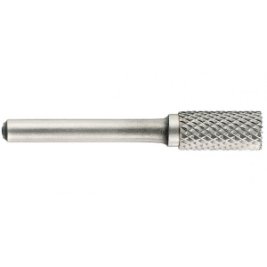 1031631 Freza din carbura de tungsten forma A - cilindrica, cu tais dublu, tip D, DIM 12, Coada 6