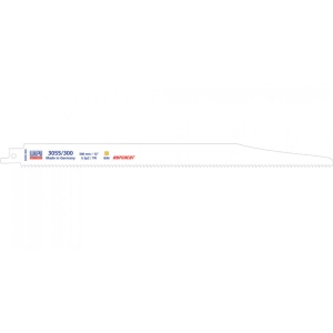 3055/300 Panza Bi-Metal pentru fierastrau sabie pentru demolari / 3 bucati, DIM 300 x 22 x 1.57 mm
