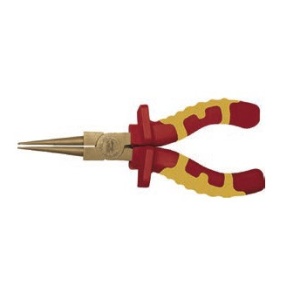79036 Cleste cu varfuri rotunde anti-ex Cu-Be izolat la 1000 V, L 160