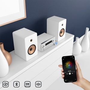 Adaptor Bluetooth 5.3 Tellur, receiver audio cu port AUX 3.5 mm, gri - Img 7