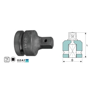 Adaptor de impact mama-tata 5/8" 5/8"