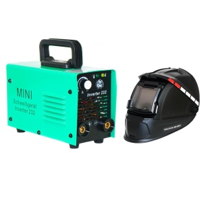 Aparat de sudura invertor Intensiv MINI Schweissgerat Inverter 232 + Masca sudura PRIMUS - Img 2