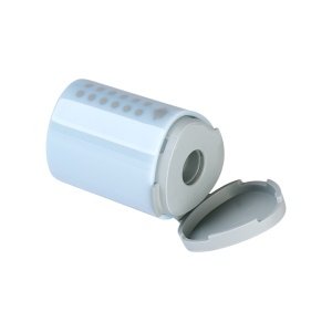 Ascuțitoare plastic simplă cu container mini grip 2001 bleu sake Faber-Castell