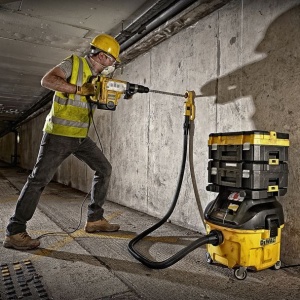Aspirator profesional umed uscat Dewalt DWV901LT, 1400 W, 30 l, recipient plastic - Img 4