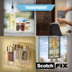 Bandă dublu adezivă transparentă pentru montare, 19 mm x 1,5 m, 3M Scotch-Fix™ - Img 4