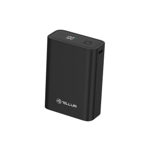 Baterie externă Tellur Compact Pro PD702 20000mAh QC3.0 22.5W + PD20W, LCD display, negru - Img 1