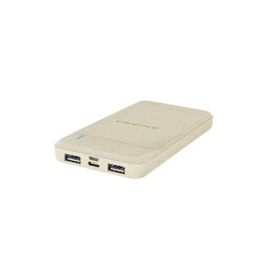 Baterie externă Tellur Green PD103 10000mAh 2xQC3.0 + PD 18W, crem - Img 2