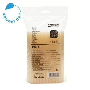 Baton silicon Rapid PRO+ Profesional galben, O12mm x 190mm, baza EVA, 1 kg pachet 40302777 - Img 2
