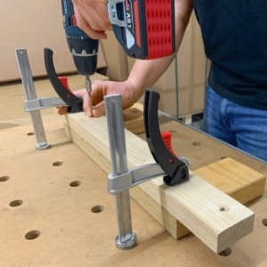BESSEY Element de prindere pentru masă multifuncțională TW-KLI, Ø bolț: 20 mm - Img 3