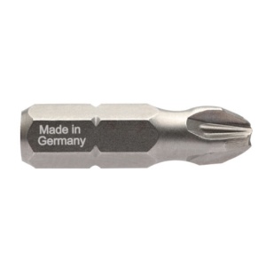 Bit hexagonal USH 1/4” DIN 3126 – Forma C 6,3 – profil Phillips PH 1