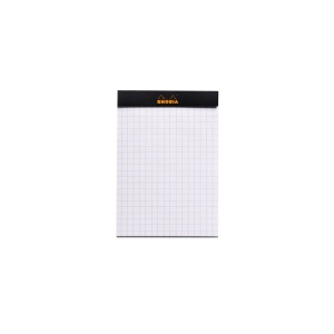 Blocnotes 8,5 x 12 cm, capsat, 80 file, N°12, Rhodia Basic, negru - Img 2