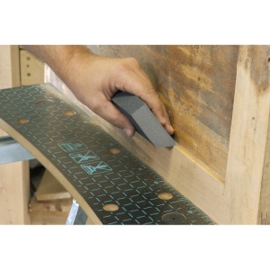 Burete slefuire Wolfcraft 2778000, dimensiuni 100x90x25 mm, granulatie 60 - Img 2