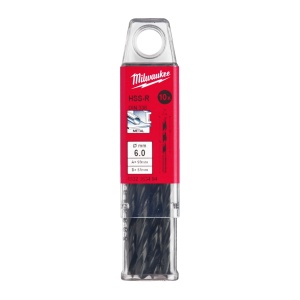 Burghie HSS Roluite pentru metal - DIN 338 - Milwaukee Ø 6x57x93 mm - set 10 buc - Img 2