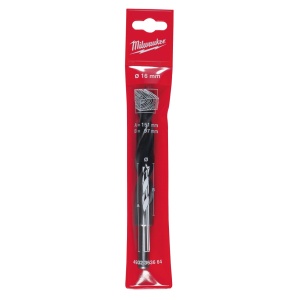 Burghie pentru lemn cu vârf de centrare - DIN 7487 E Milwaukee (Lungime totală (mm): 151, Ø (mm): 16, Tijă prindere: 10 mm tijă cilindrică) - Img 2