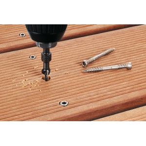 Burghiu de centrare cu zencuitor Wolfcraft 2545000, D 4.5 mm + zencuitor D 12 mm - Img 2