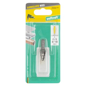 Burghiu in trepte Wolfcraft 2555000, 6-10x21mm, tija HEX 1/4" - Img 3