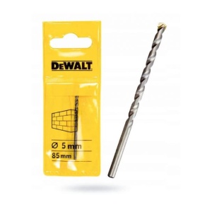 Burghiu pentru zidarie Dewalt DT6505, prindere cilindrica 5 x 85 mm - Img 1