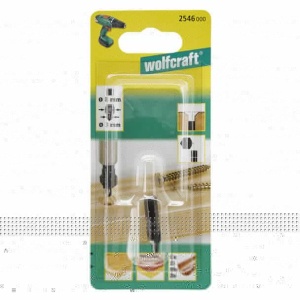 Burghiu zencuitor Wolfcraft 2546000, D 3-8 mm, prindere hexagonala, unghi zencuitor 45°, pentru suruburi cu cap ingropat cu D 3.5 - 4 mm - Img 3