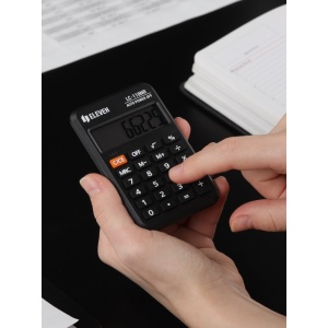 Calculator de buzunar 8 digiți, 88 x 58 x 11 mm, Eleven LC-110NR - Img 5