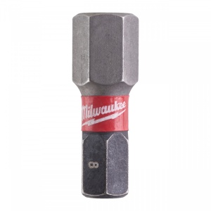 Cap surubelnita Hexagon (HEX) Milwaukee SHOCKWAVE (Tip: Hex 8 mm) - set 2 buc - Img 1