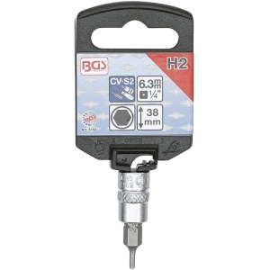 Capat cheie tubulara 1/4" cu varf imbus, 2 mm - Img 3