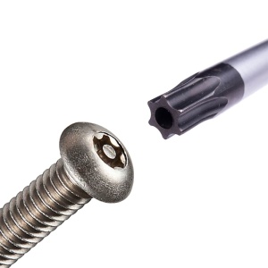 Capat cheie tubulara 1/4" cu varf Torx cu gaura, TT10 - Img 2