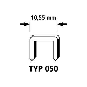 Capse plate Wolfcraft 7010000, tip 050, 6 mm, 2000 buc - Img 2