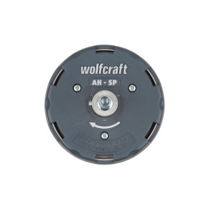 Carota de taiere reglabila pentru instalarea spoturilor incorporate Wolfcraft 5986000, D35, 55, 60, 68, 70, 75, 80, 85 mm adancime taiere 30 mm tija triunghiulara D 8.5 mm - Img 2
