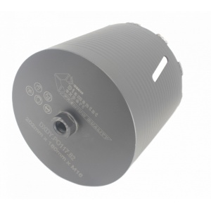 Carota diamantata PREMIUM ø202mm x 180mm x M16 pentru gaurire Beton armat, Zidarie, Granit - DXDY.P0117.202 - Img 3