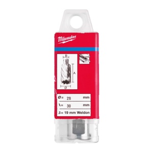 Carote HSS 30 mm Milwaukee (Lungime totală (mm): 30, Ø (mm): 28) - Img 2