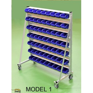 Carucioare-sistem din aluminiu pentru cutii de depozitare, tip CSCD - Img 3