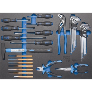 Carucior BGS pentru scule, 7 sertare, 263 scule - Img 5
