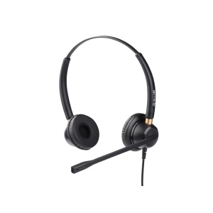 Căști cu fir call center Tellur Voice 520N, binaural, USB, negru