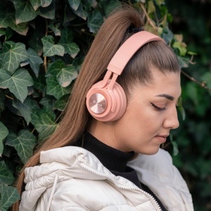 Căști Over-ear Bluetooth Tellur Feel, roz - Img 7