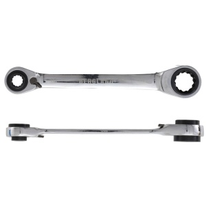 Cheie inelara cu clichet 4-in-1, 10x13 - 17x19 mm - Img 1