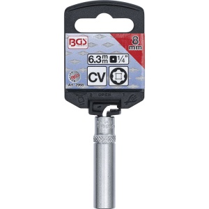 Cheie tubulara BGS Super Lock, lunga, 8 mm, 1/4" - Img 4