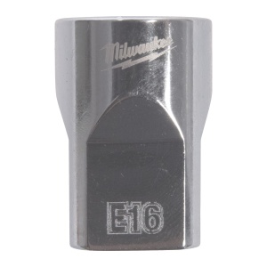 Cheie tubulara cu patrat 1/4" cu bit profil extern Milwaukee Torx E-TX 16 - Img 1