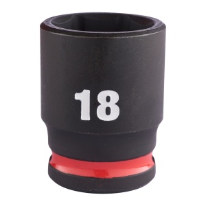 Cheie tubulară de impact MILWAUKEE SHOCKWAVE™ IMPACT DUTY, 3/8" IMPACT SOCKET STD 18mm L34mm - Img 1