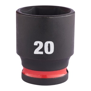 Cheie tubulară de impact MILWAUKEE SHOCKWAVE™ IMPACT DUTY, 3/8" IMPACT SOCKET DEEP 20mm L65mm - Img 1