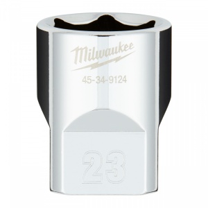 Cheie tubulară Milwaukee 1/2, sistem metric, 23mm, scurtă - Img 1